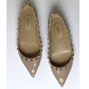 Valentino Garavani rockstud ballerina flat